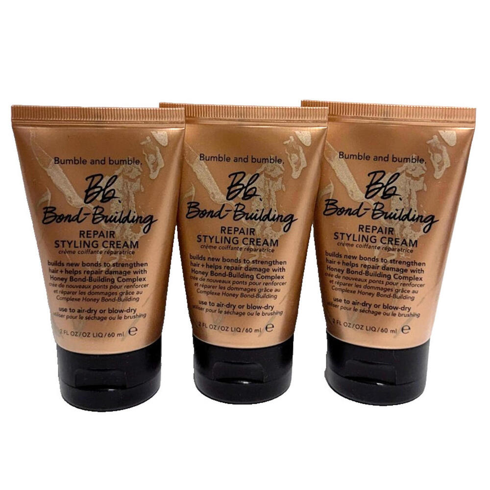 3 X BUMBLE & BUMBLE Bb Bond Building Repair Styling Cream 2oz/60ml Each NEW